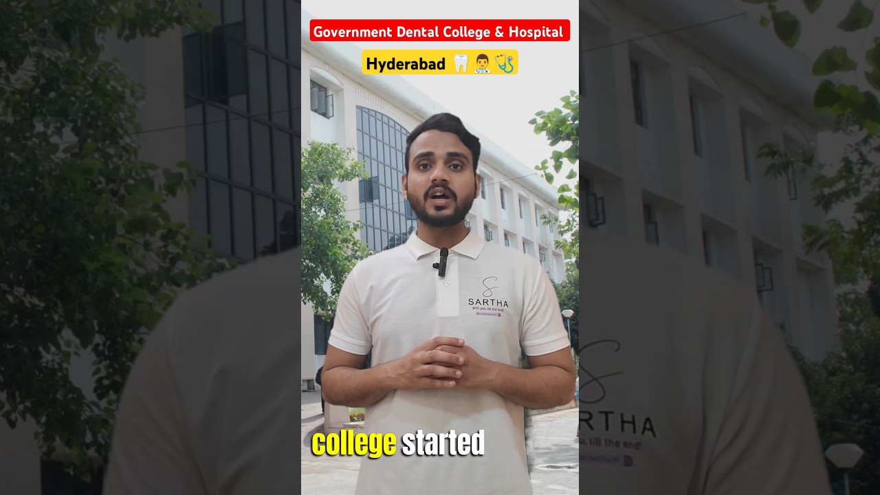 Government Dental College and Hospital Hyderabad 🦷👨&zwj;⚕️🩺|| Fee || Seat || Bond || #neet2025 #bds2025