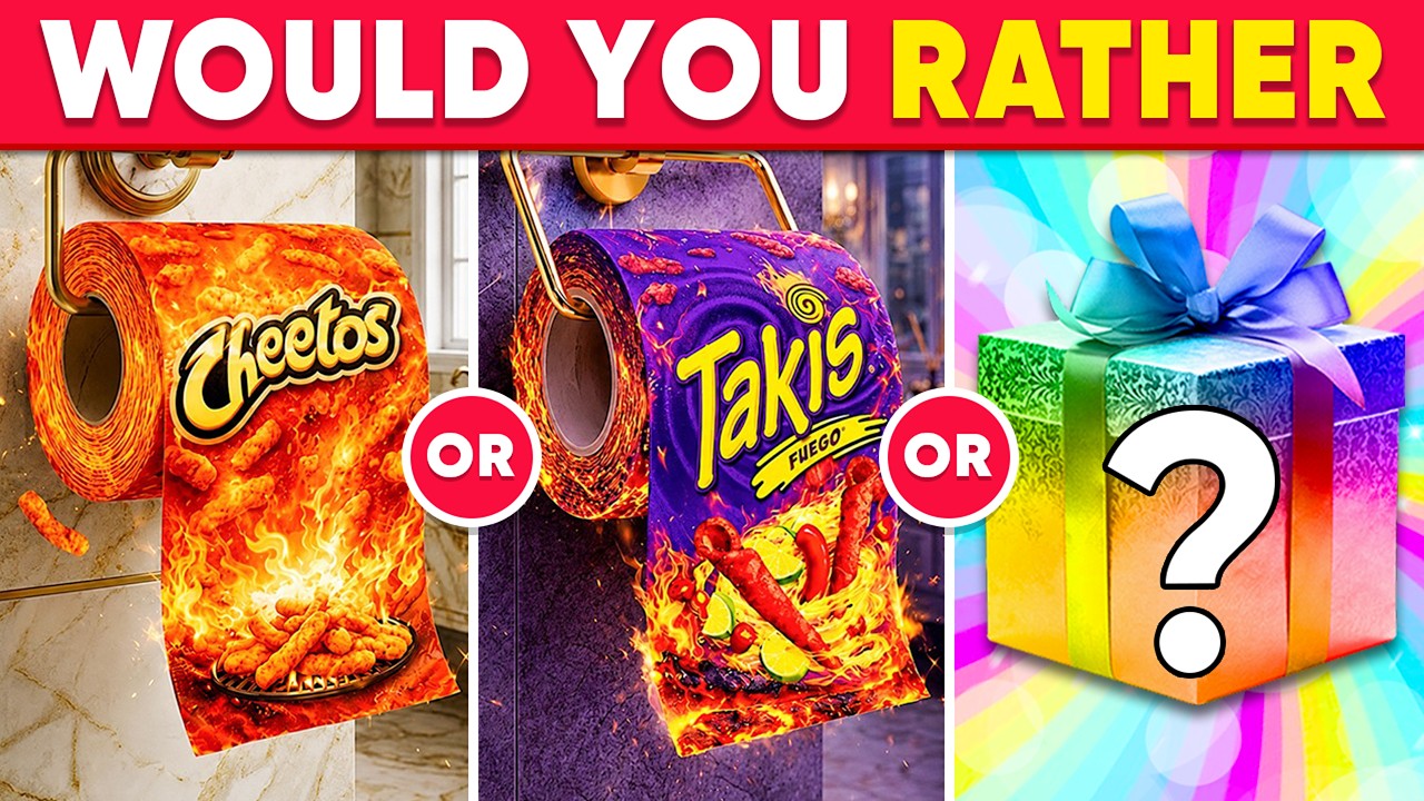 Would You Rather...? MYSTERY Gift Edition 🎁🌋🤑 HARDEST Choices Ever ⚠️❓ Quiz Lamby