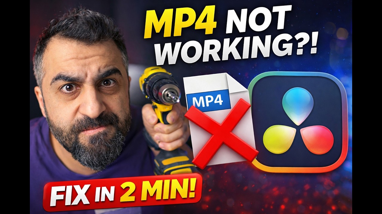 Your MP4 Isn&rsquo;t Broken&hellip; DaVinci Resolve Just Can&rsquo;t Read It (Fix)