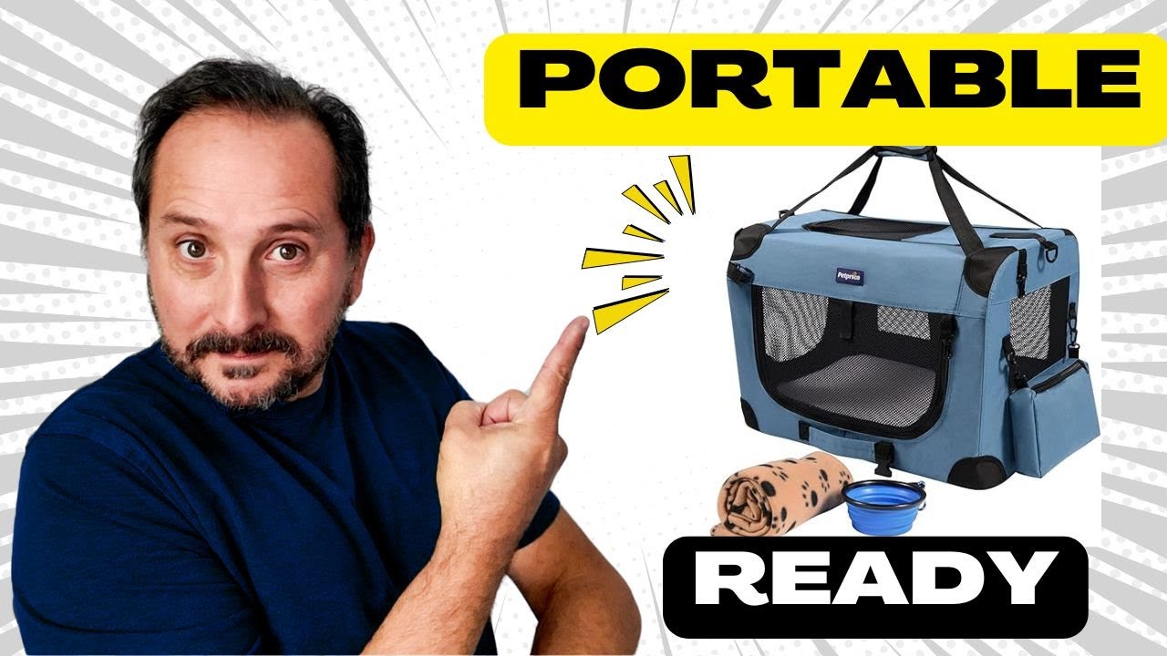 PETPRSICO PORTABLE COLLAPSIBLE DOG CRATE Review | Travel-Ready Comfort | Reviews Unscripted
