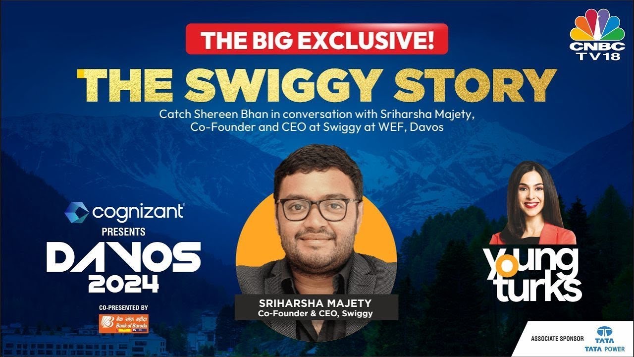 Davos 2024 | Group CEO of Swiggy Sriharsha Majety On Growth, Competition & More | CNBC TV18