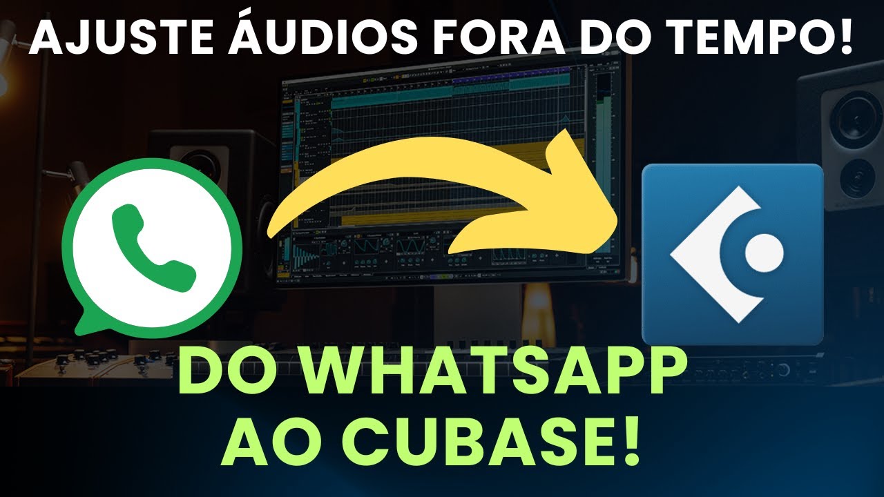 Como Ajustar Áudios Fora do Tempo no Cubase 14 (WhatsApp!)
