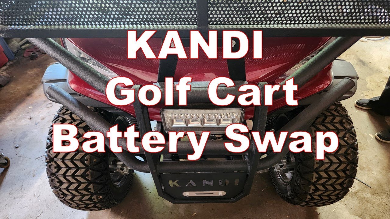 KANDI Golf Cart Battery Swap