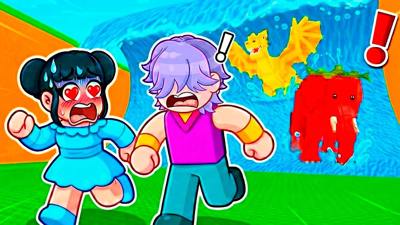 ¡ESCAPAMOS del TSUNAMI BRAINROT con ZOEY en ROBLOX!