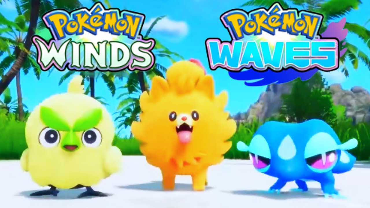 ПЕРВЫЕ РЕАКЦИИ на Pokémon Winds и Pokémon Waves