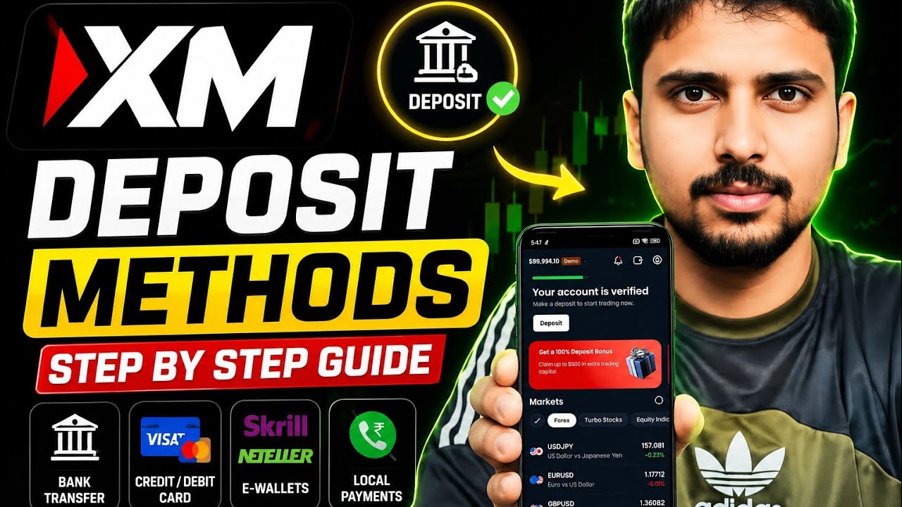 XM Deposit Methods 2026 | How to Deposit Money in XM Forex Step by Step (Beginner Guide)
