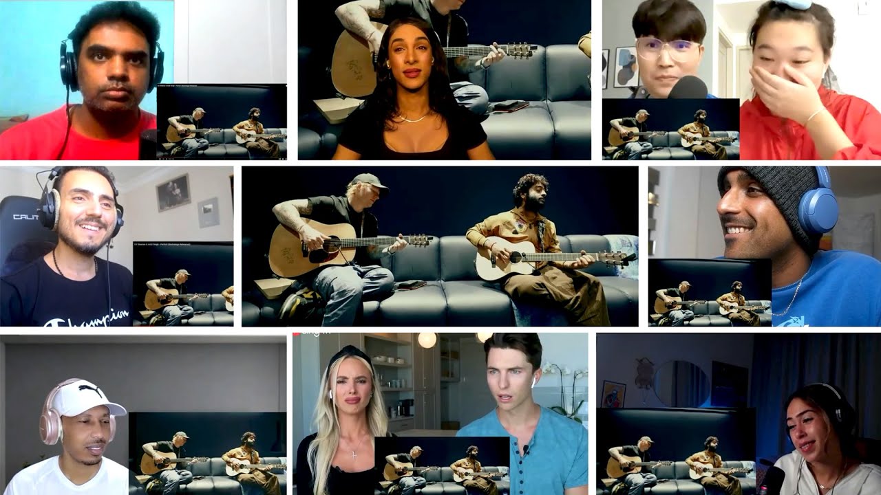 Ed Sheeran & Arijit Singh - Perfect Backstage | Reaction Mashup