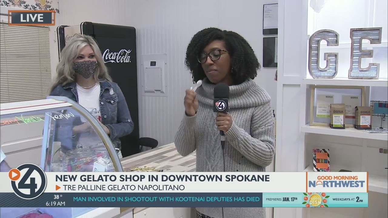 New gelato shop in downtown Spokane