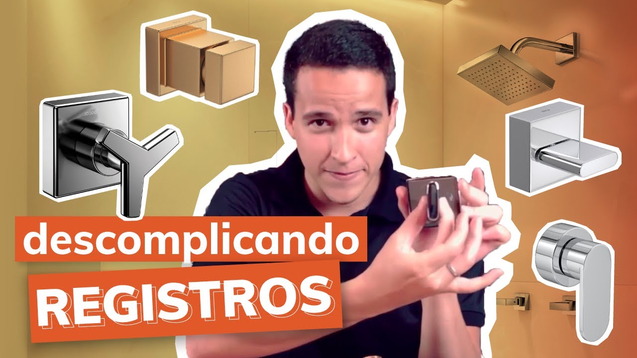 ACABAMENTOS de REGISTRO: tudo sobre acabamentos e Base de Gaveta e Press&atilde;o