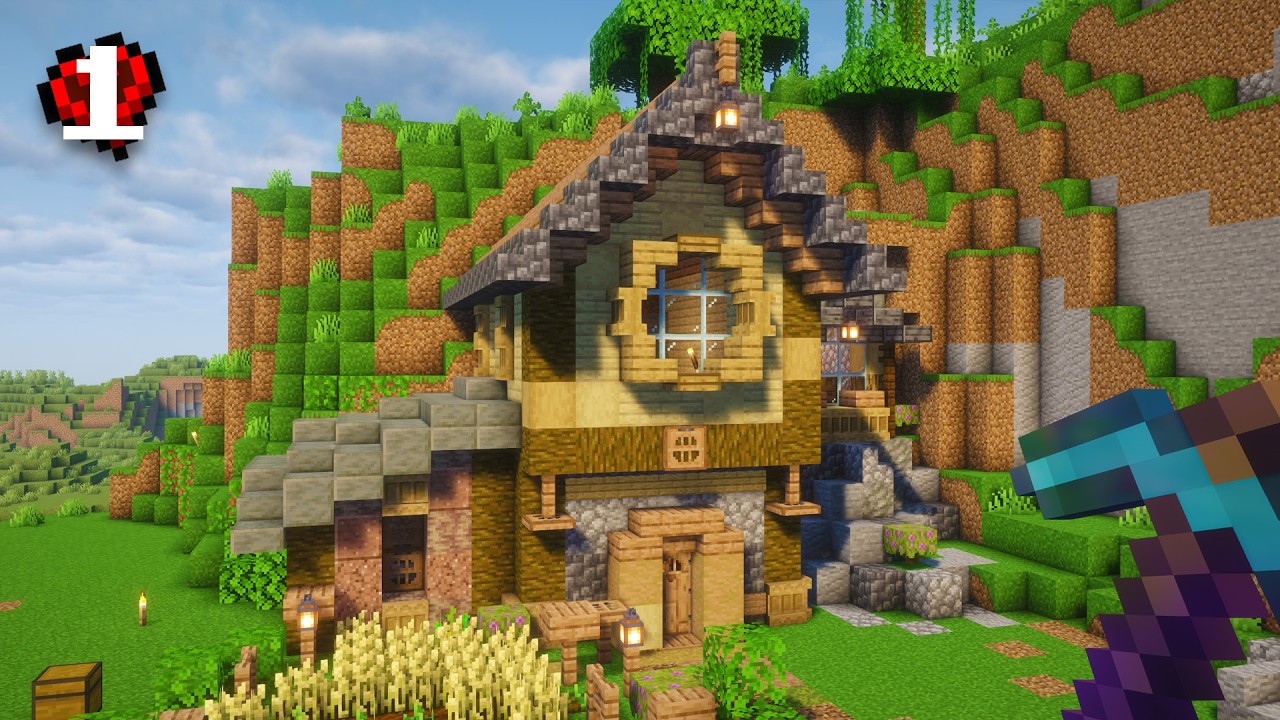 Мой идеальный старт в хардкорном Minecraft!