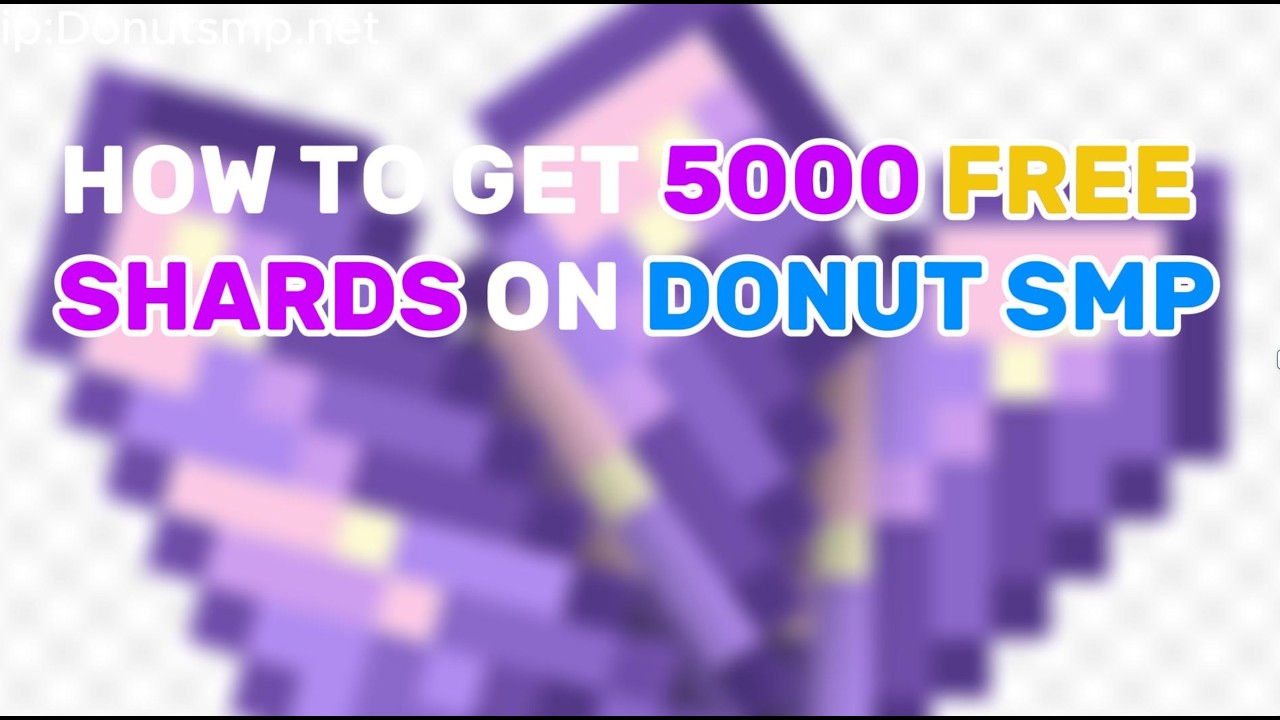 How to get 5000 Free Shards On Donut SMP!