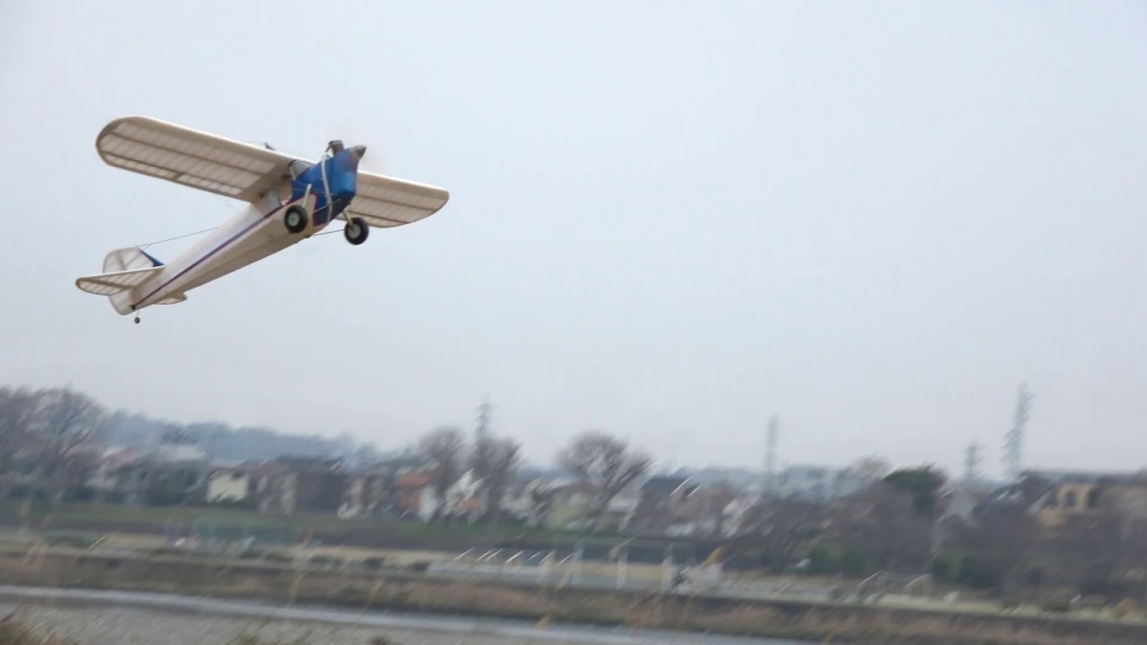 機体：エアロンカC3、エンジン：OS FS60、操縦者：荻原さん