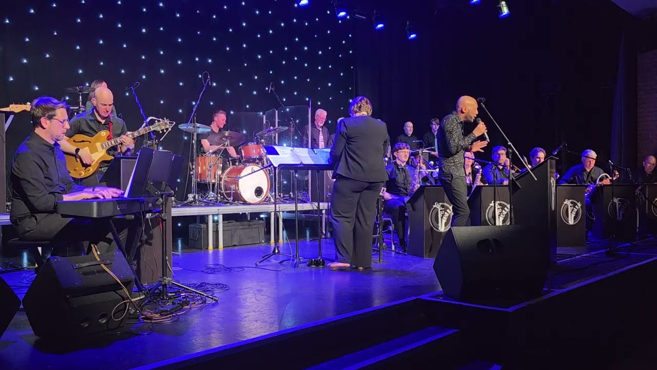 Tommy Blaize with the Out of the Blues Jazz Orchestra at Heswall Hall 14/3/26