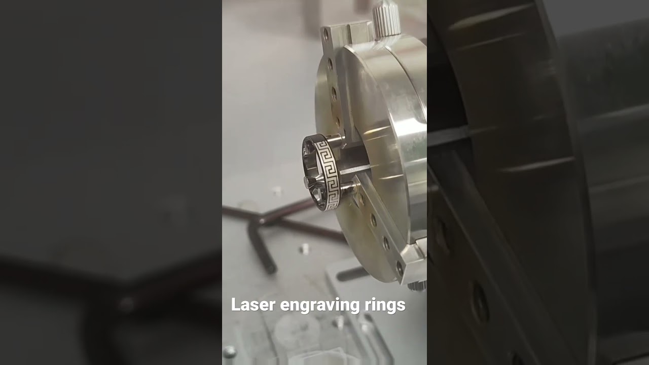 Laser engraving rings #laserengraving #lasermarkingmachine #rings