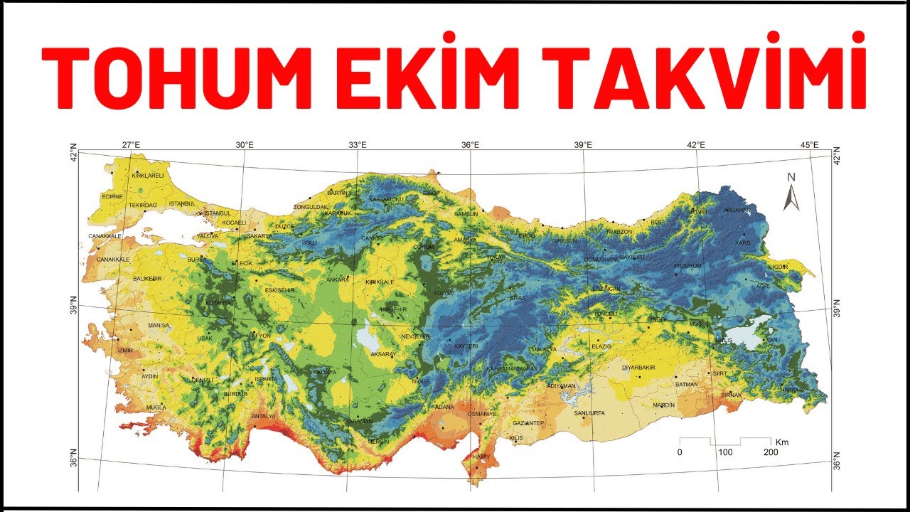 HANGİ TOHUM NE ZAMAN EKİLİR - TOHUM EKİM ZAMANI