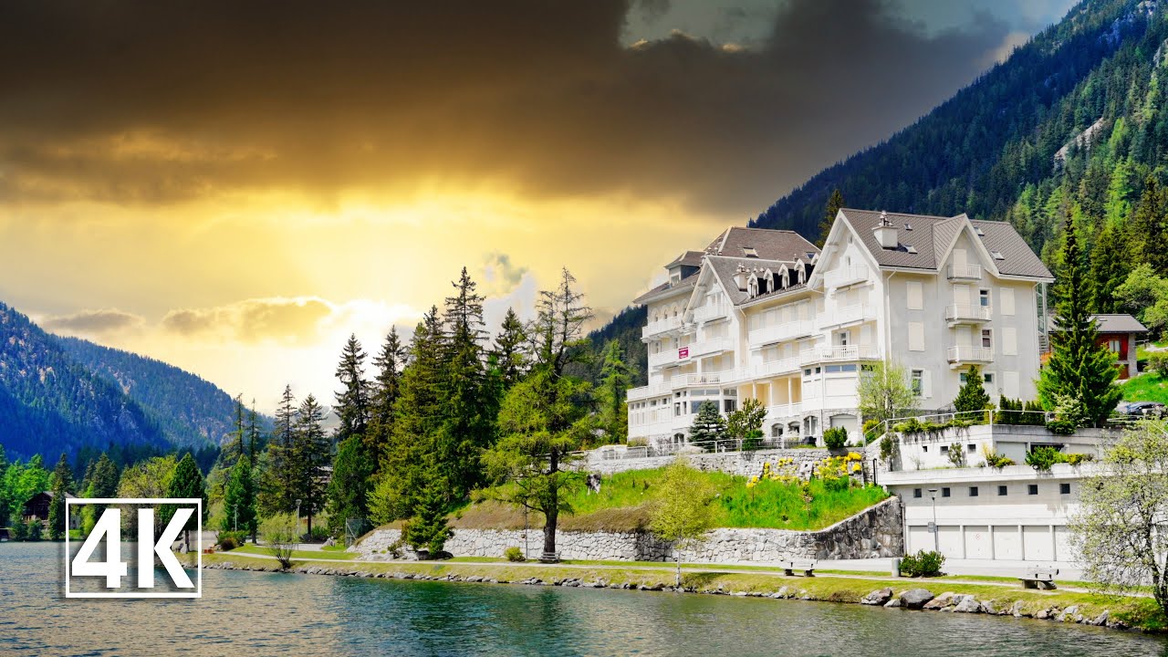 &ldquo;Switzerland's little Canada&rdquo; picturesque Champex-Lac, coiled around a breathtaking alpine lake