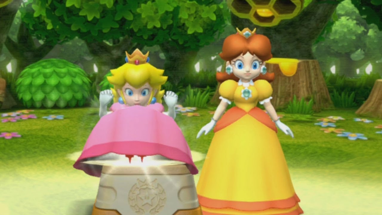 Mario Party 10 - Daisy vs Peach - Airship Central