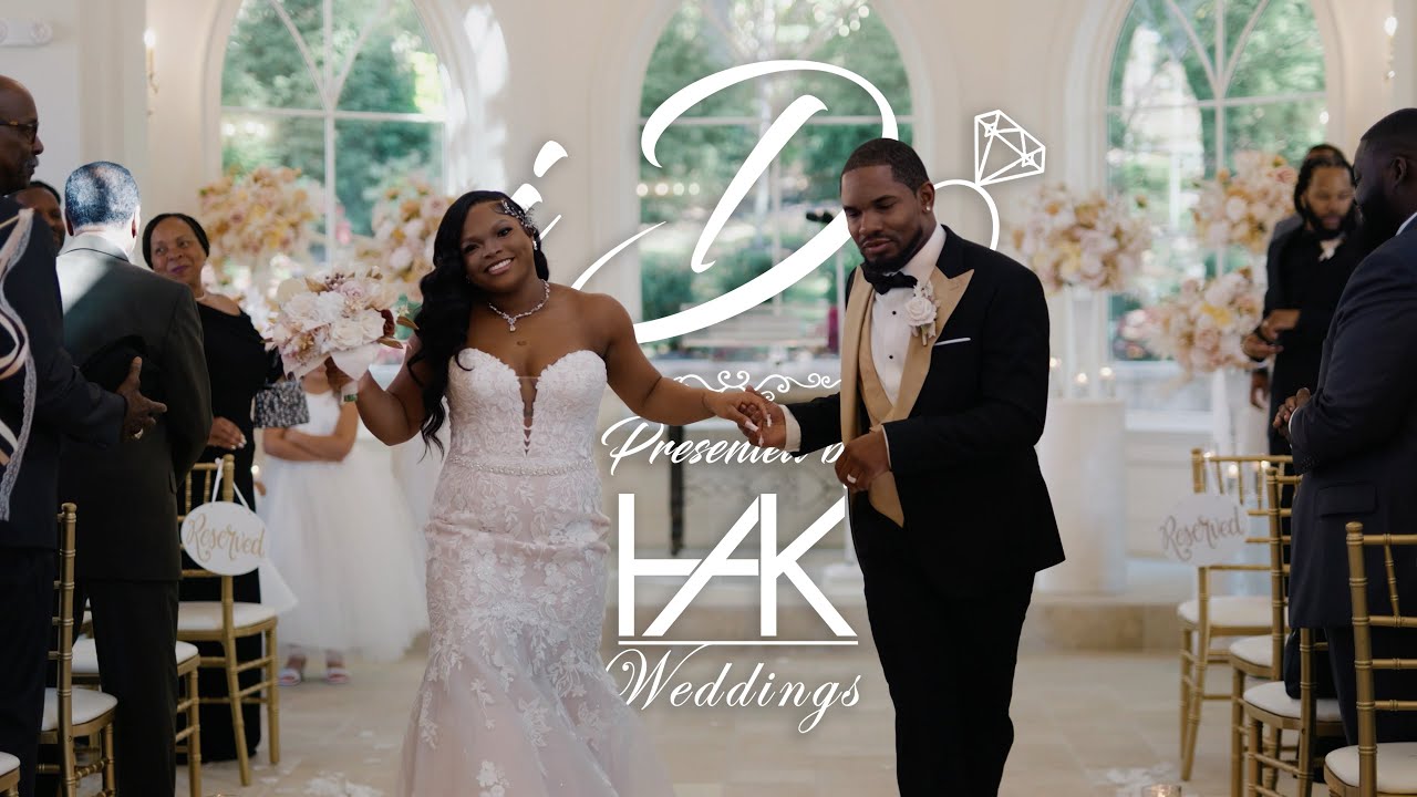 Deja & Rodney's Stunning Wedding Video at Nanina's in the Park NJ | HAK Weddings