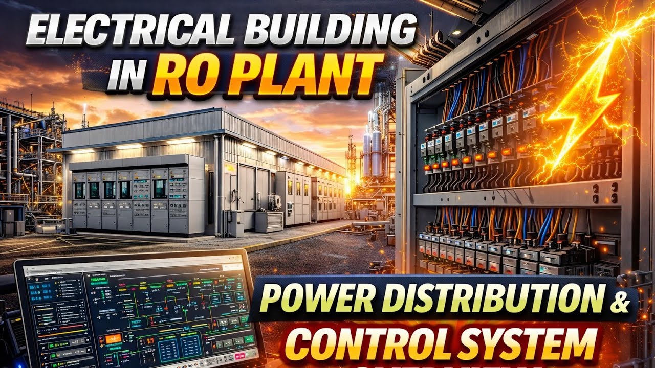 Electrical Building in RO Plant | Power Distribution & Control System Overview