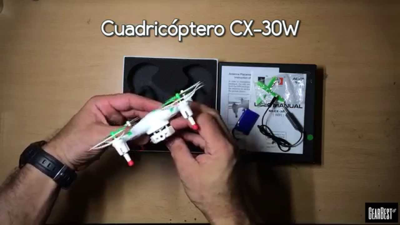 CX-30W Cuadricóptero de Gearbest - Review en español