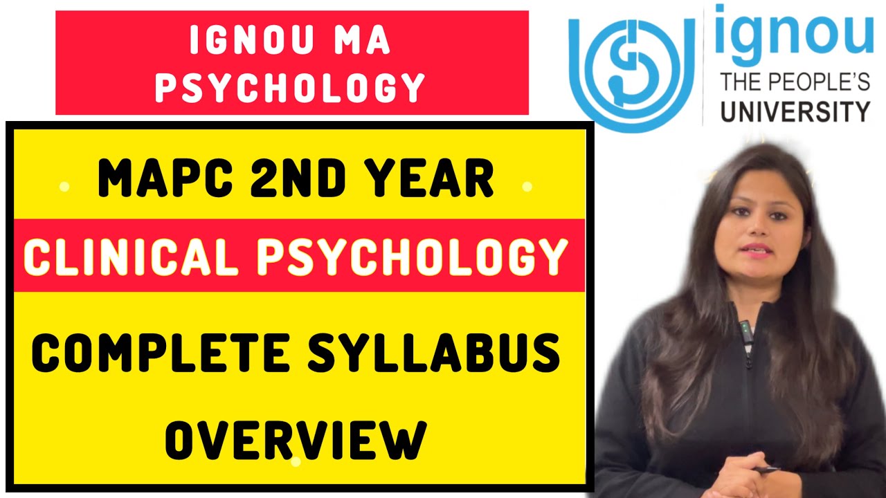 MA Psychology 2nd year Syllabus Overview: Clinical Psychology