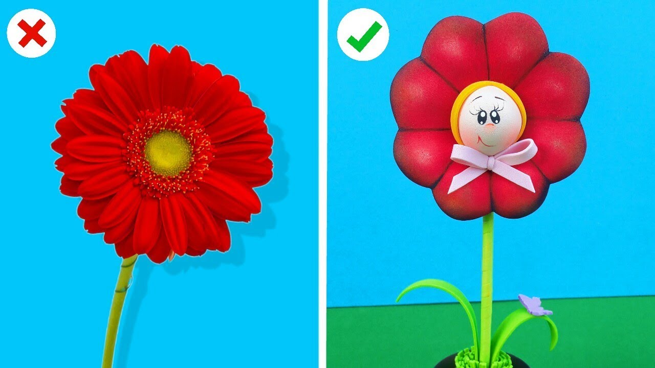 Flor de Foamy _ Goma eva | CADUBANA