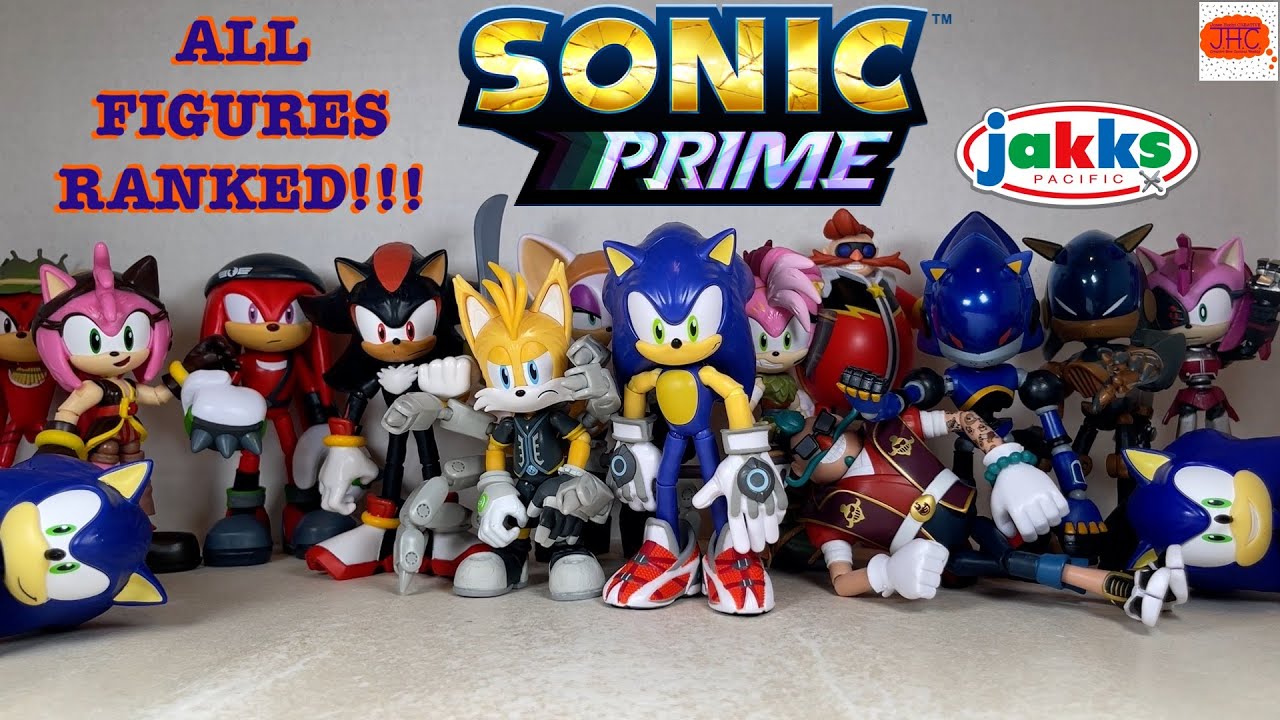 КАЖДАЯ ФИГУРКА В РЕЙТИНГЕ! SONIC PRIME, Jakks Pacific, обзор Sonic Hedgehog, Nine Knucks, Rose Ro...