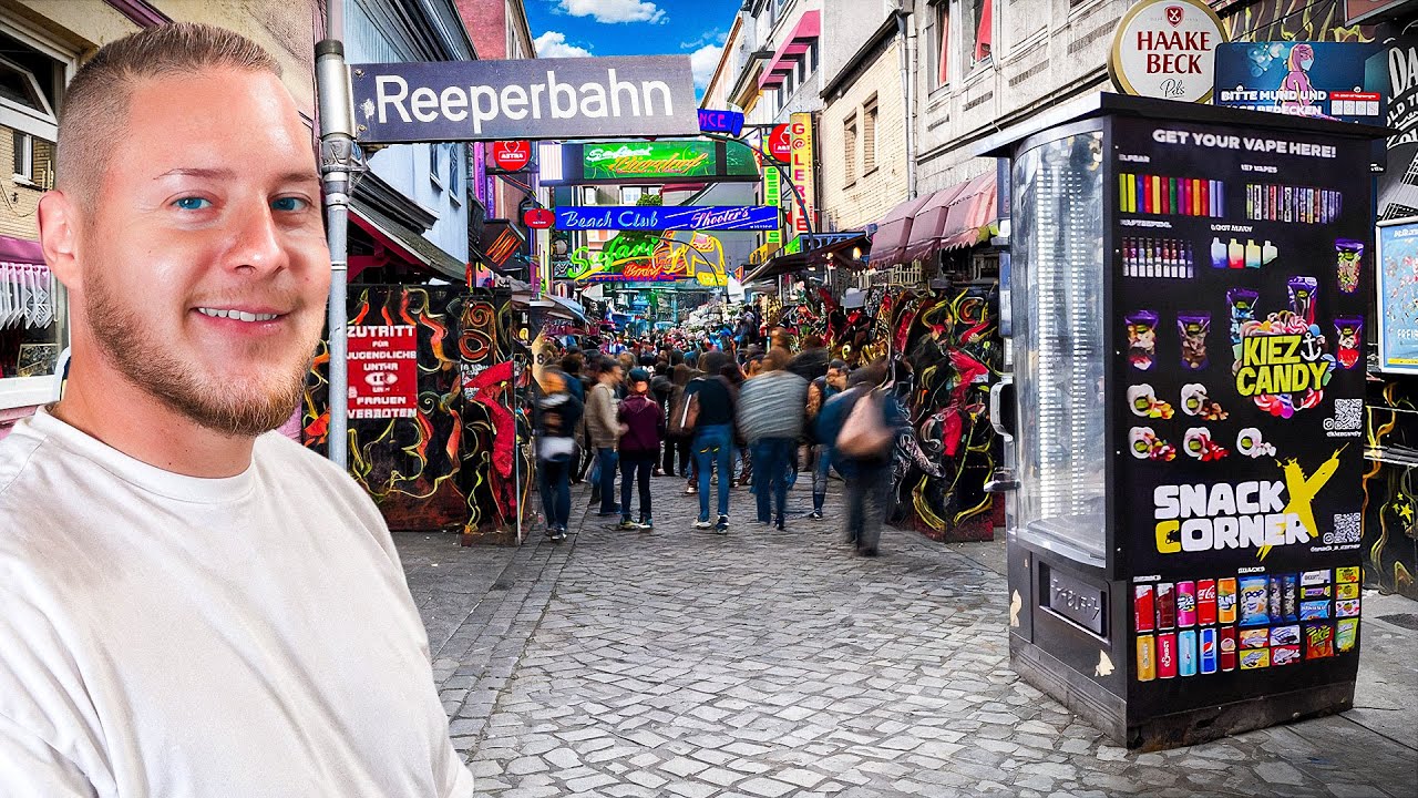 Mit Snackautomaten auf die REEPERBAHN!?😱Ich stelle ein Gerät in die KIEZALM in Hamburg!?🔥