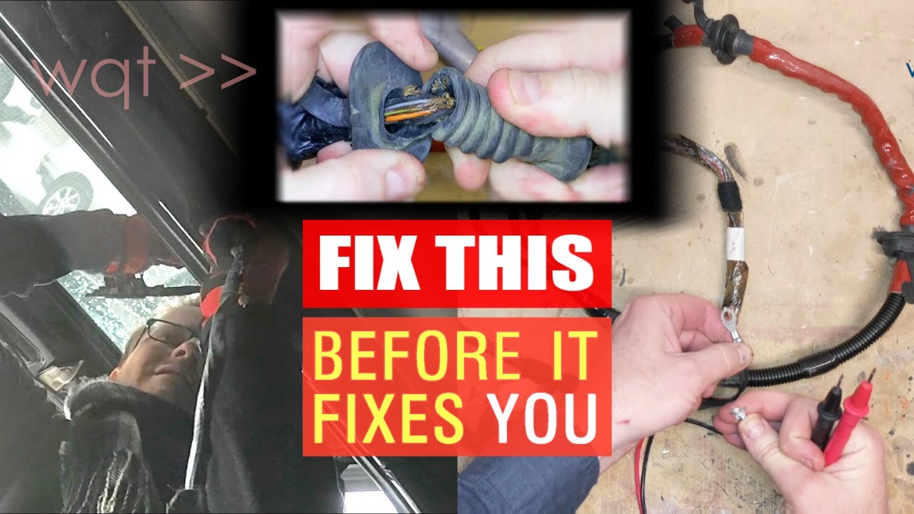 wqt//Basic Auto: 1997-2001 Jeep Cherokee (XJ) liftgate wiring boot fix - better than OEM!