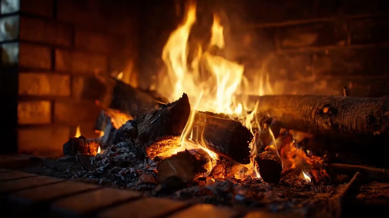 Soft Glowing Hearth and Fireplace Sounds for Late Night Comfort and Peace Slumber Slumber 🔥