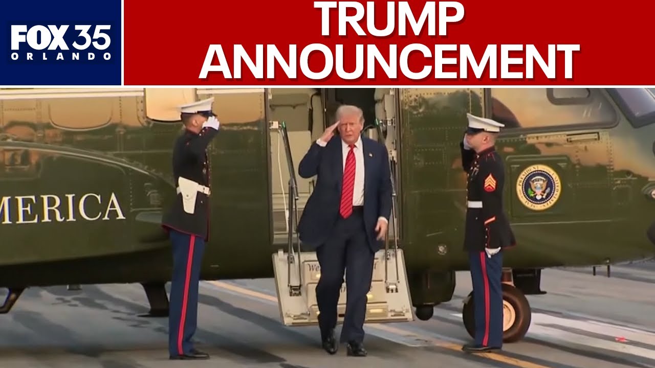 LIVE: President Donald Trump Oval Office announcement