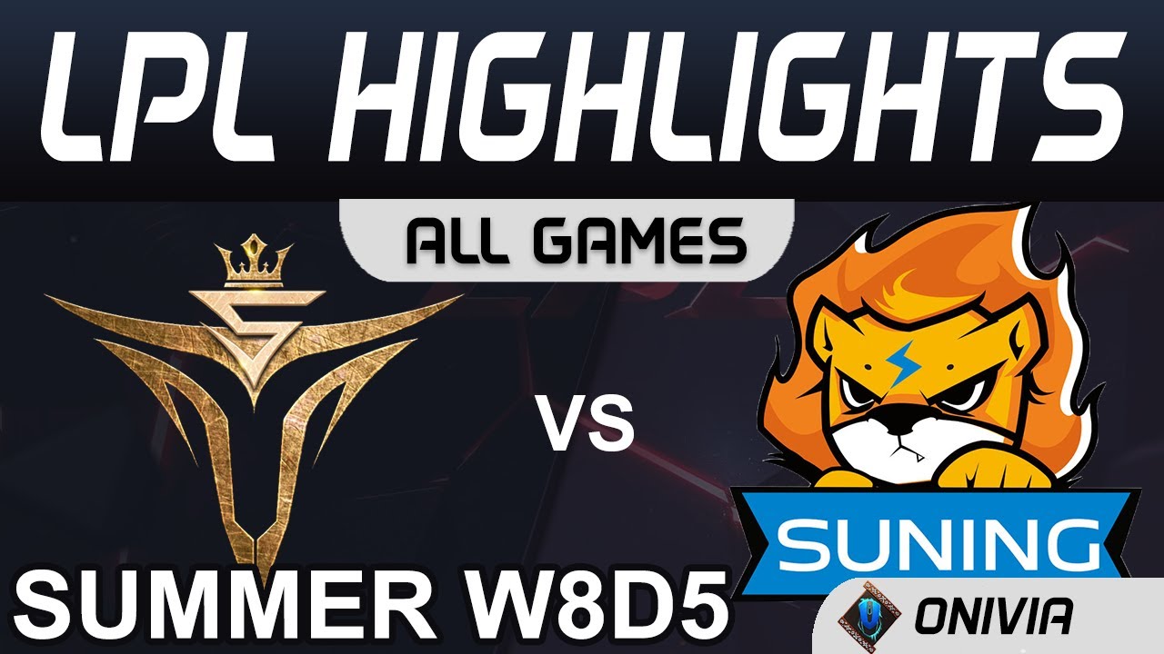 V5 vs SN Highlights ALL GAMES LPL Summer Season 2020 W8D5 Victory Five vs Suning by Onivia
