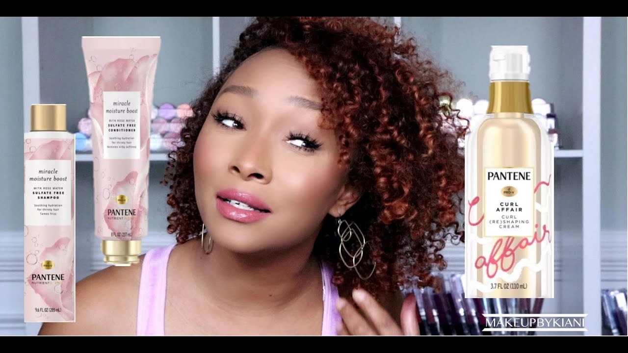 $20 Drugstore Curly Hair Routine | Pantene Complete Curl Care Line| MakeUPbyKiani