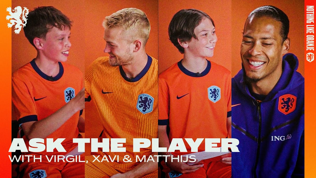 Who are you most afraid of? 👻 | 𝐀𝐒𝐊 𝐓𝐇𝐄 𝐏𝐋𝐀𝐘𝐄𝐑 with Xavi, van Dijk & de Ligt! 💬😊