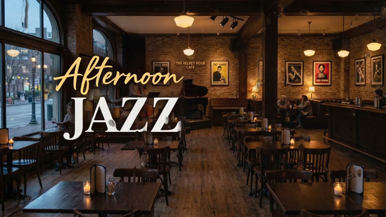 Late Afternoon Cafe  Smooth Jazz Saxophone Ambience