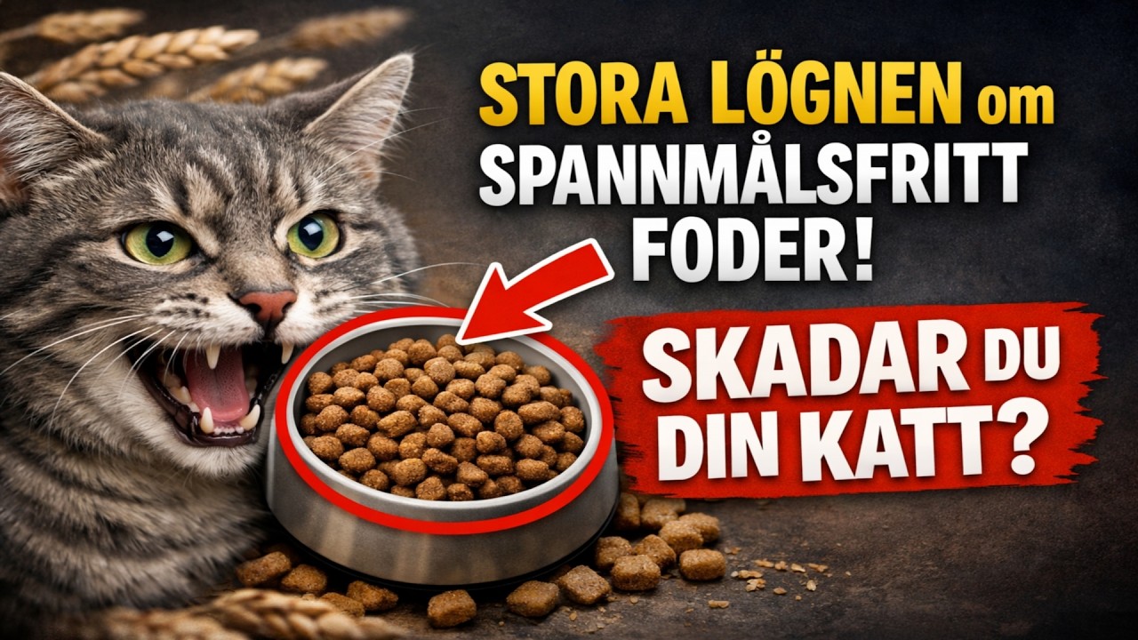 STORA LÖGNEN om spannmålsfritt foder! 🙀 SKADAR du din katt i smyg?