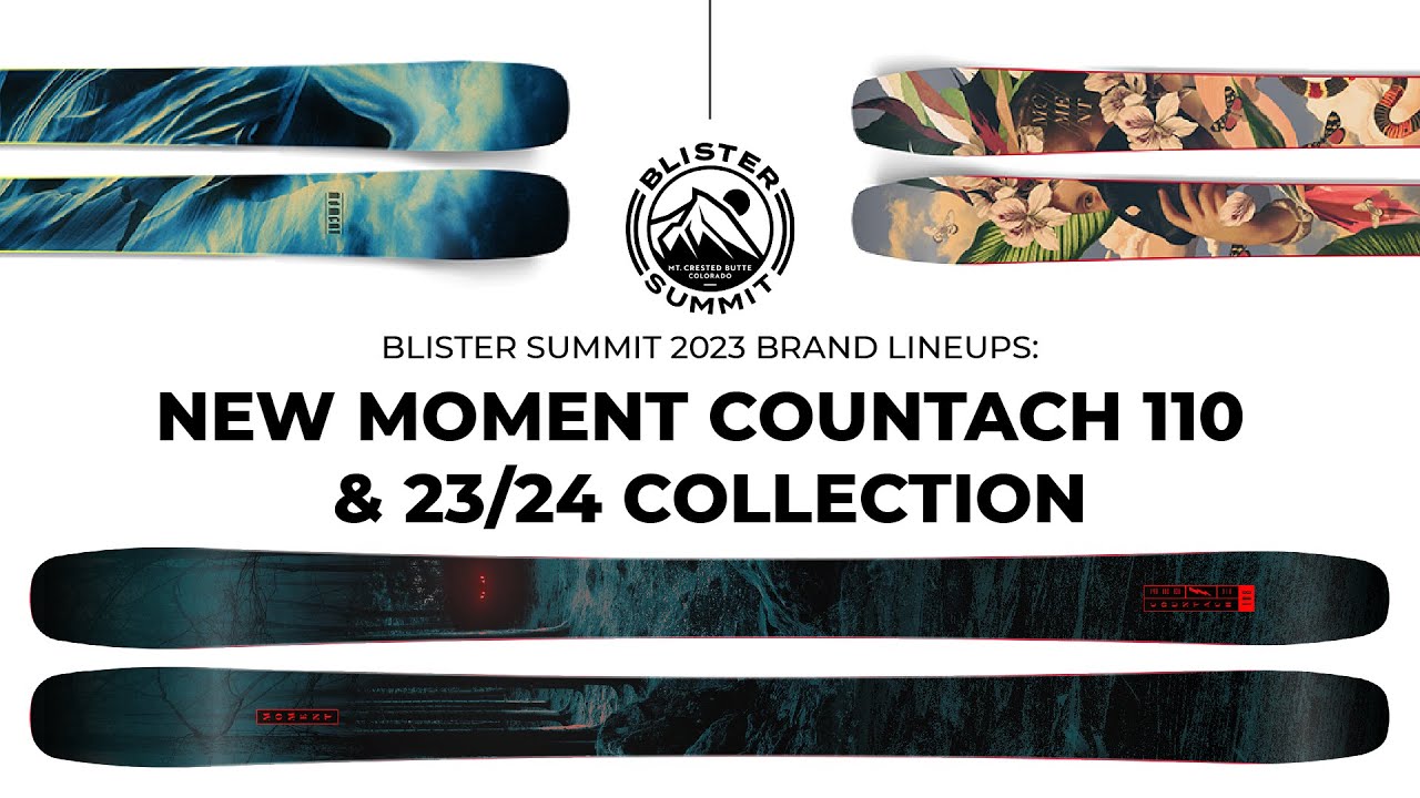 Новые лыжи Moment Countach 110 и 2024 | Линейка бренда Blister Summit