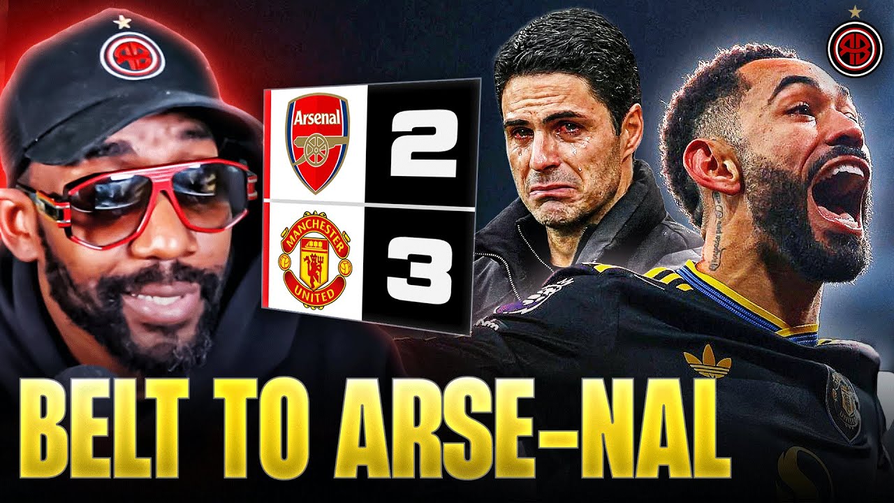 GOTCHA B***H | BELT TO ARSE-NAL | Arsenal vs. Manchester United | MATCH REACTION @RantsReacts