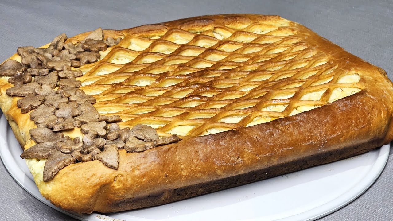 Soft & Creamy Cottage Cheese Pie | Easy Yeast Dough Recipe