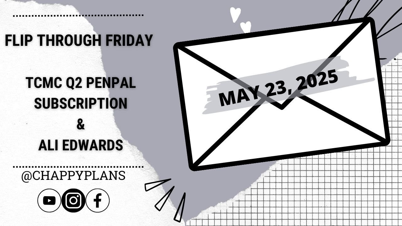 FLIP THROUGH FRIDAY HAUL! @TheCoffeeMonsterzCO PEN PAL SUB & ALI EDWARDS!