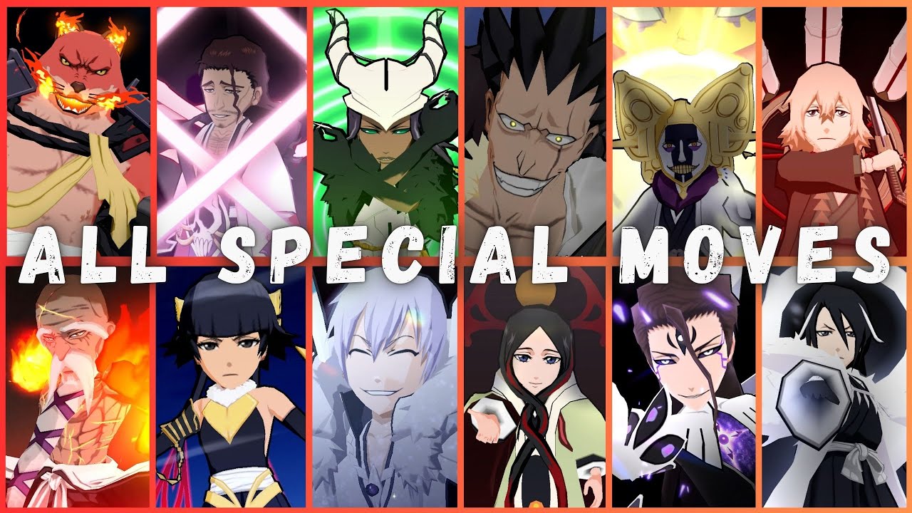 All Captain Beyond Bankai Special Moves BLEACH Brave Souls