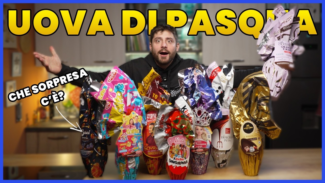 TUTTE le UOVA di PASQUA del SUPERMERCATO | PRATTQUELLO