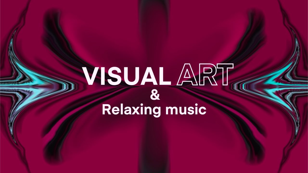 Cinematic music with Abstract Hypnotic Art,Relaxing music, Visual Art