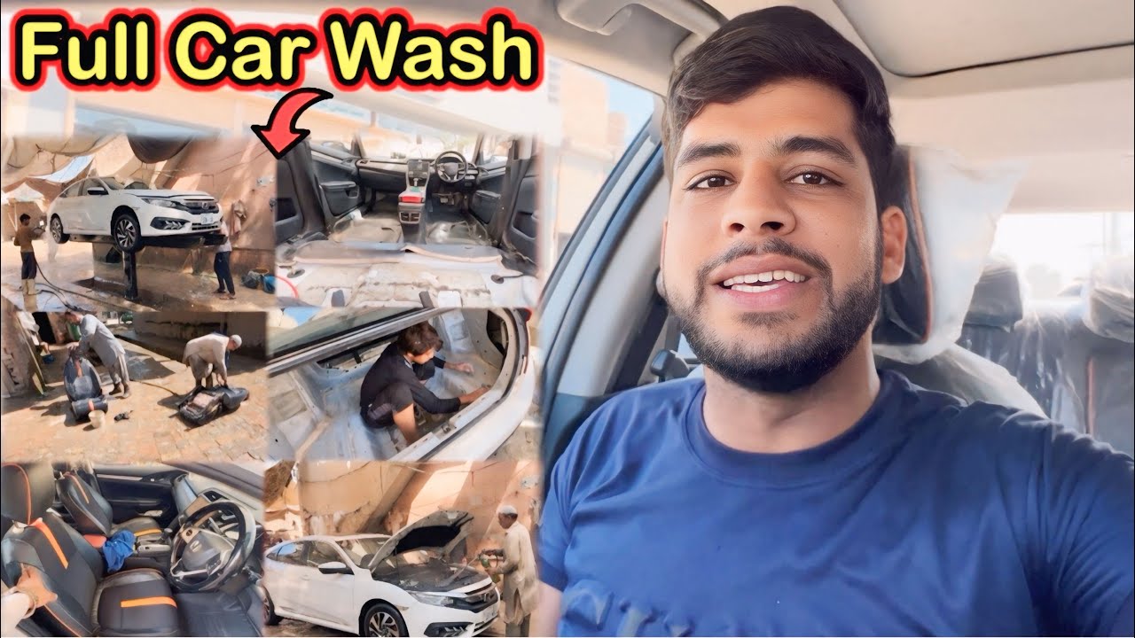 Full Car Wash😍￼ Alhamdulillah Car Ki New Look So Beautiful🥰😍/Dulha Bhai 