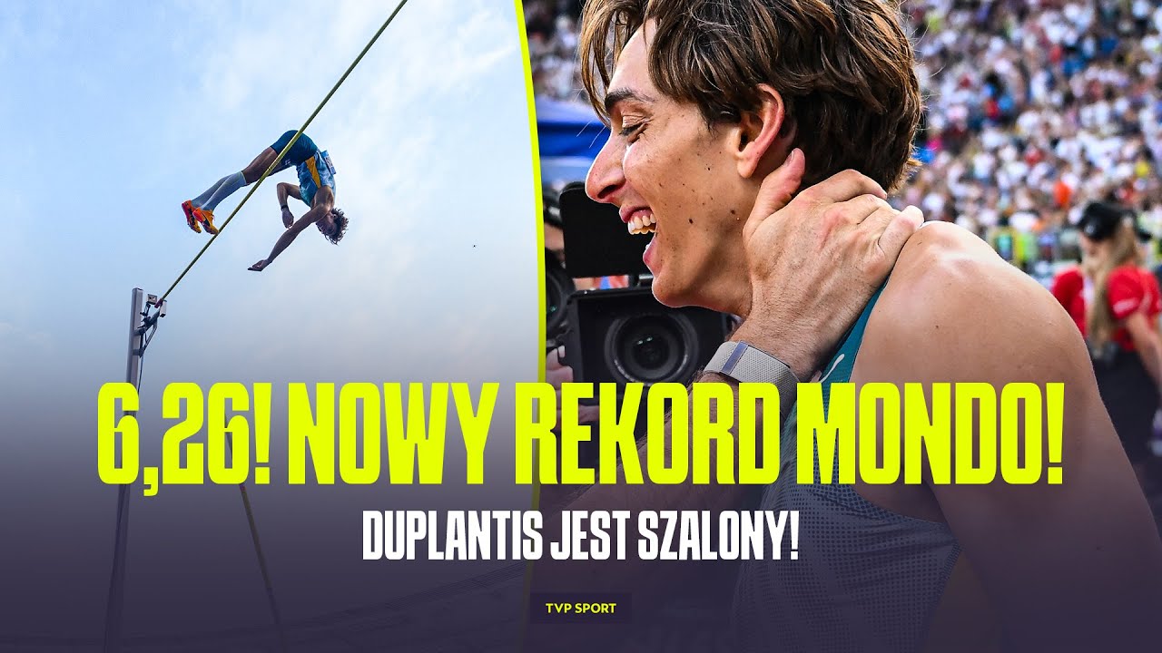 6,26! DUPLANTIS POBIŁ W POLSCE REKORD ŚWIATA! ZROBIŁ TO JUŻ 10. RAZ | MEMORIAŁ KAMILI SKOLIMOWSKIEJ