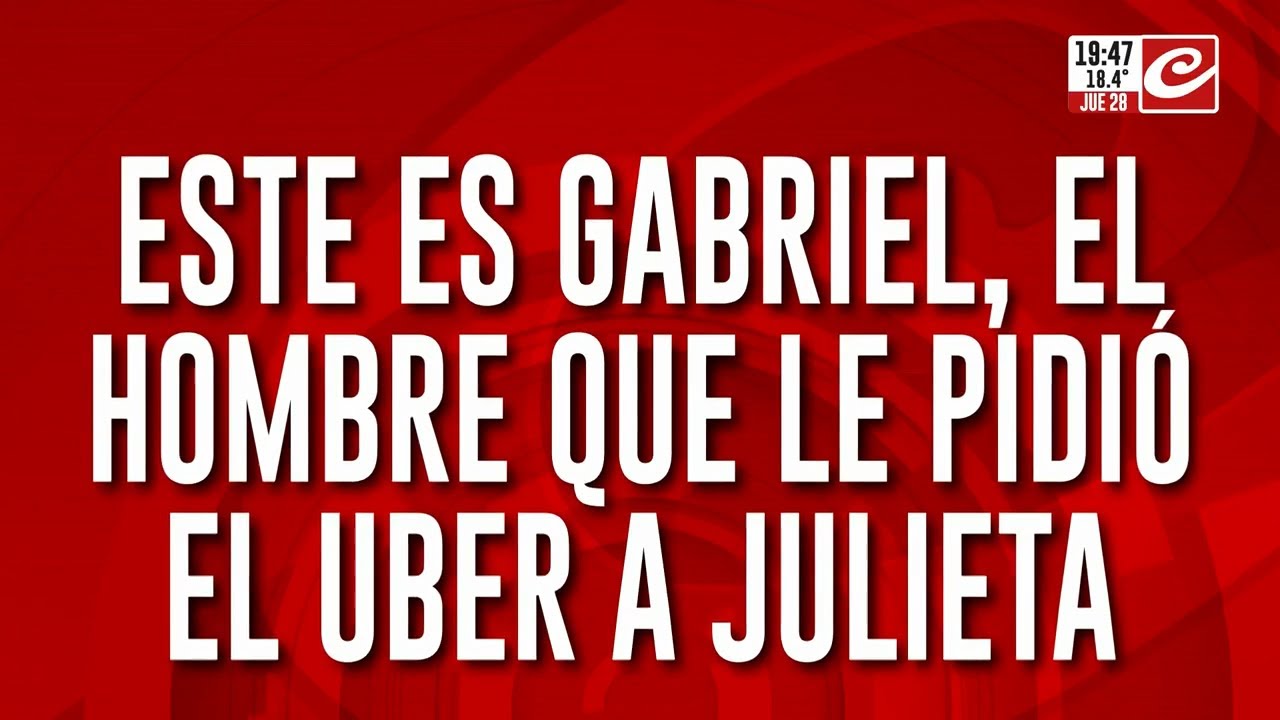 Este es Gabriel, el hombre que le pidió el Uber a Julieta