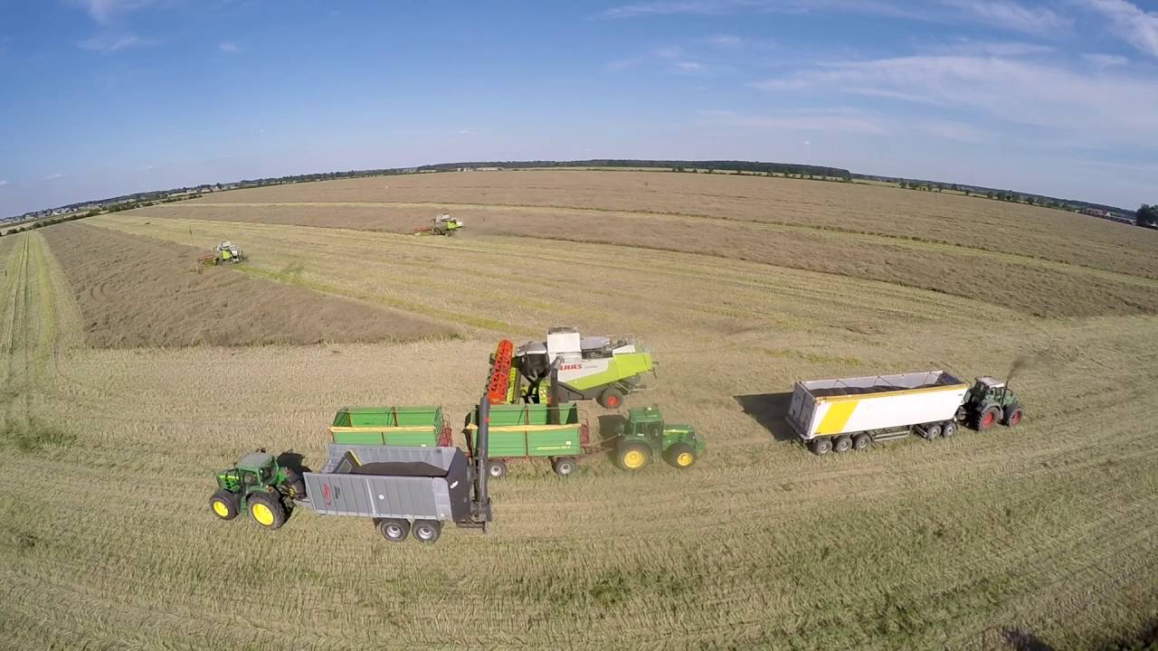 Wielkie Żniwa Rzepaczane Wielkopolska 2016 JurAgro Usługi Rolnicze
