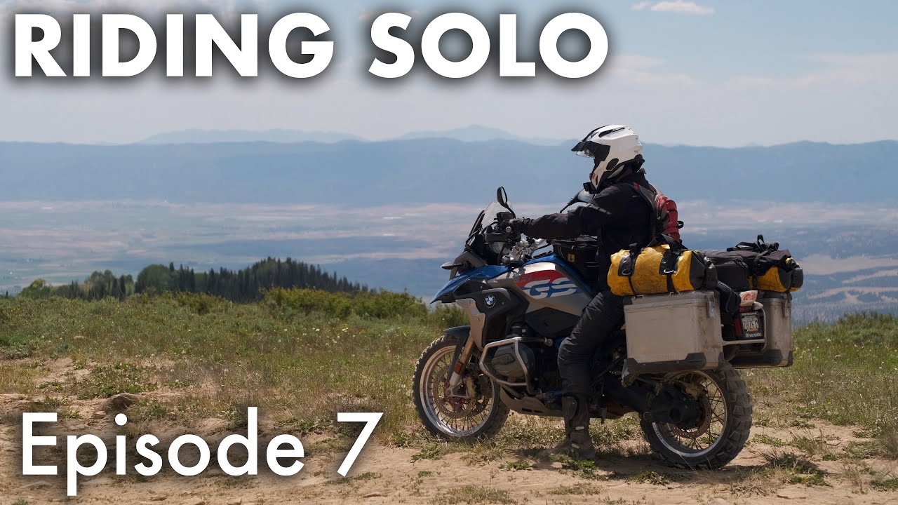 Idaho Reservoir Motorcycle Camping and Cooking