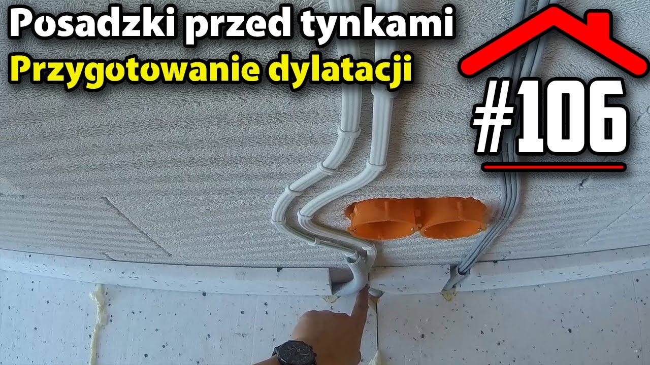 #106 - Posadzki przed tynkami. Przygotowanie dylatacji || Budowa domu samodzielnie na płycie fund.