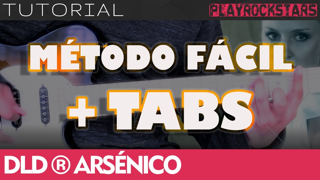 como tocar ARSÉNICO en guitarra DLD ⭐️ TUTORIAL / ACORDES / SOLO / RITMO / TABS